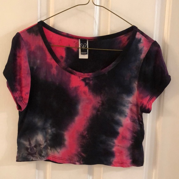 Windsor Tie Dye Crop Top - Picture 1 of 4